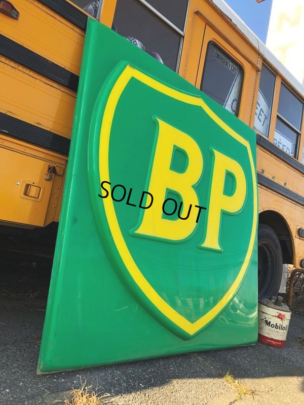 画像2: 【店舗引き取り限定】 Vintage BP British Petroleum Advertising Sign HUGE ! (B744)