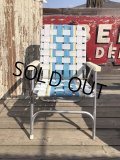 60s Vintage Folding Lawn Chair A (B831)