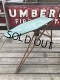 Vintage American Primitive Wooden Ironing Board Table (B838)