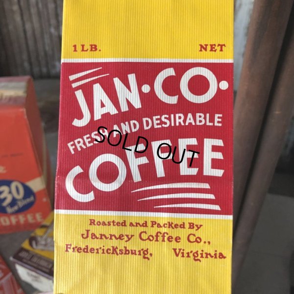 画像4: 50s Vintage Advertising Coffee Bags Unused NOS (B848)