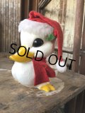 70s Vintage Merry Christmas Santa Duck Coin Bank (M100)