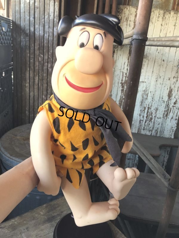 画像1: 80s Vintage Mighty Star CANADA Fred Flintstone 15” Doll (M178) 