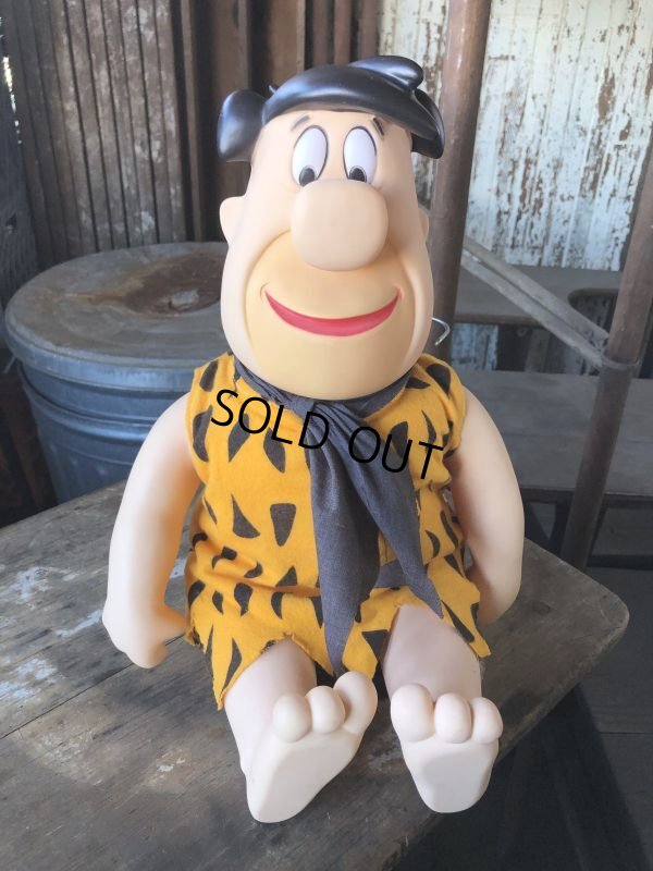 画像2: 80s Vintage Mighty Star CANADA Fred Flintstone 15” Doll (M178) 