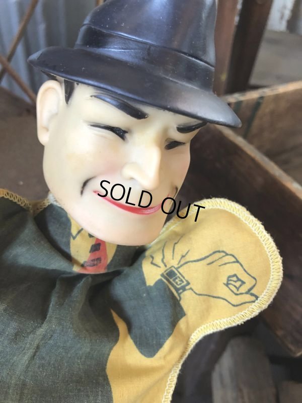 画像2: 60s Vintage Ideal Hand Puppet The Dick Tracy Show Dick Tracy (M181)