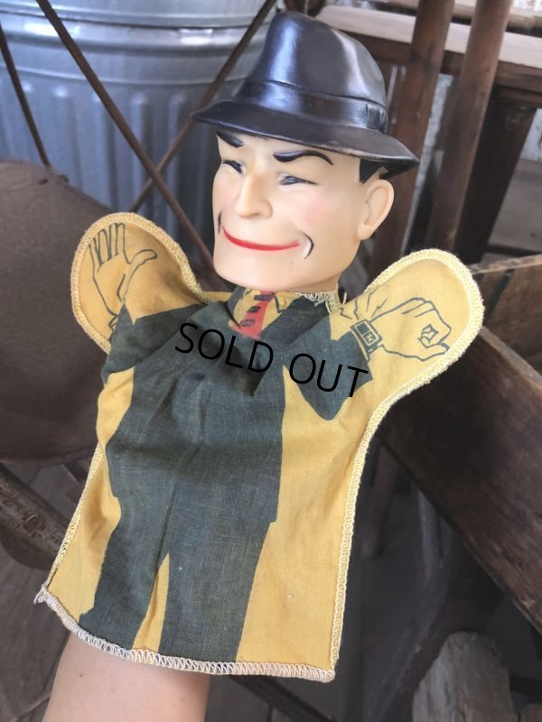 画像1: 60s Vintage Ideal Hand Puppet The Dick Tracy Show Dick Tracy (M181)