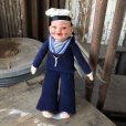 画像1: Vintage Sailor Composition Doll 31cm (M346)  (1)