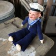 画像2: Vintage Sailor Composition Doll 31cm (M346)  (2)