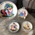 画像13: Vintage Disney 1933-1983 50th Anniversary Three Little Pigs Porcelain Plate Complate Set (M544)