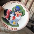 画像3: Vintage Disney 1933-1983 50th Anniversary Three Little Pigs Porcelain Plate Complate Set (M544)