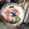 画像7: Vintage Disney 1933-1983 50th Anniversary Three Little Pigs Porcelain Plate Complate Set (M544)