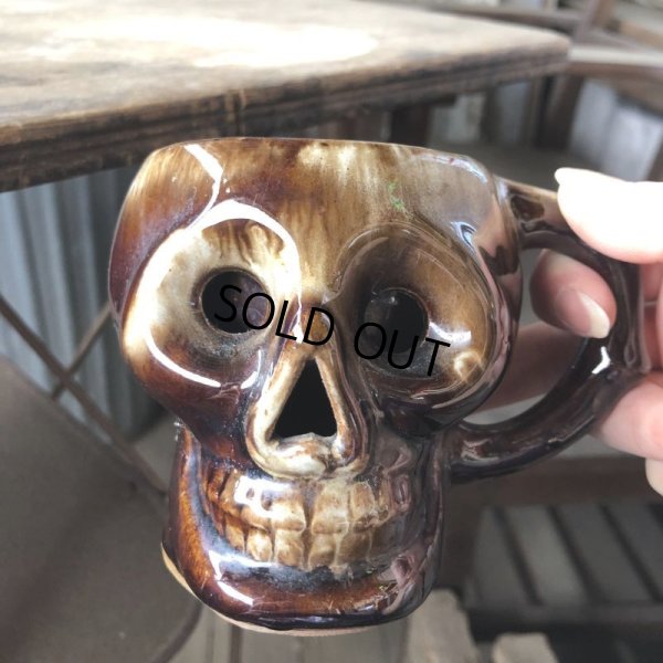 画像1: 50s MADE IN JAPAN Skull Mug (M620)