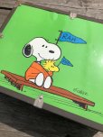 画像13: 60s Vintage Snoopy Peanuts Gang Metal Trunk Suitcase (M635)