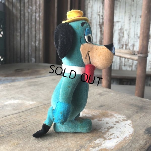 画像2: 60s Vintage Hanna Barbara Huckleberry Hound Velveteen Stuffed (M644)