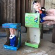 画像7: 60s Vintage Laurel and Hardy Lakeside DANCING TOY Wind Up Set (M648)