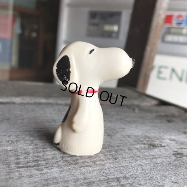 画像1: 70s Vintage Snoopy Vinyl Finger (M654)