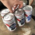 画像7: Vintage Pabst Blue Ribbon Beer Cans 6 PACK (M660) 