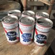画像1: Vintage Pabst Blue Ribbon Beer Cans 6 PACK (M661)  (1)