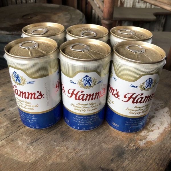 画像1: Vintage Hamms Beer Cans 6 PACK (M659) 