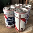 画像4: Vintage Pabst Blue Ribbon Beer Cans 6 PACK (M661) 