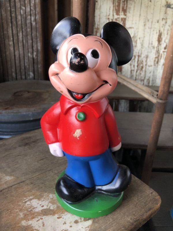 画像1: 70s Vintage Playpal Mickey Mouse Bank (M667)