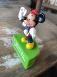 画像2: 80s Vintage Disney Mickey Mouse PVC We Make Great Pair  (M679) (2)