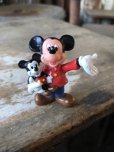 画像1: 90s Vintage Applause Disney Mickey Mouse PVC (M677) (1)