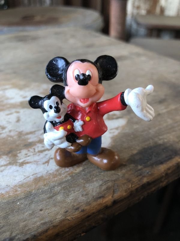 画像1: 90s Vintage Applause Disney Mickey Mouse PVC (M677)