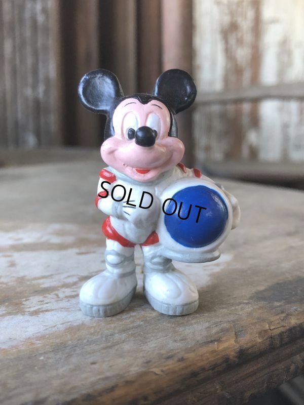 画像1: 90s Vintage Applause Disney Mickey Mouse Astoronaut PVC (M680)