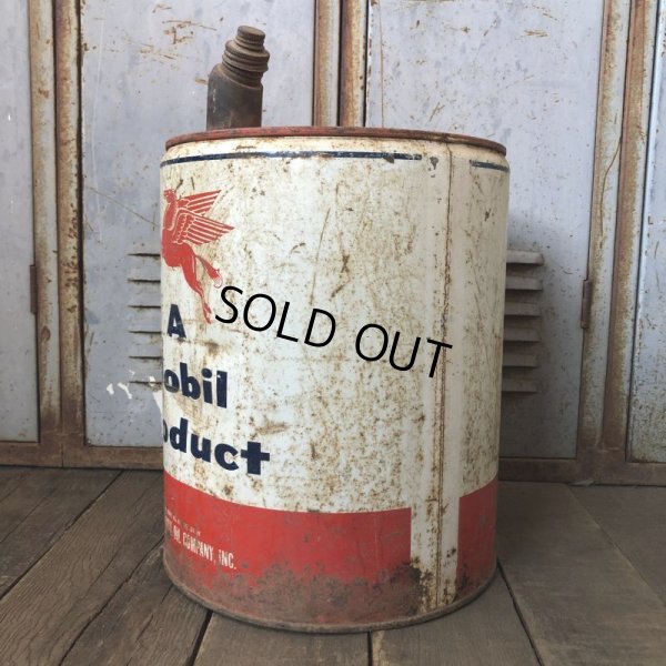 画像2: Vintage Mobil 5GL Motor Gas/Oil Can (M684) 