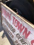 画像7: 【店舗引き取り限定】 Original U.S.A Downtown 66 Double Sided Hand Painted Store Sign Huge! (M686)