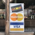 画像8: Vintage DISCOVER Master Card VISA Double Sided Metal Sign (M691)