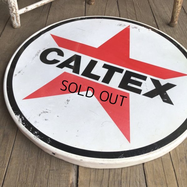 画像3: Vintage CALTEX Round Sign (M698)