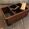 画像1: Vintage Wood Shoe Care Shine Box (M693) (1)