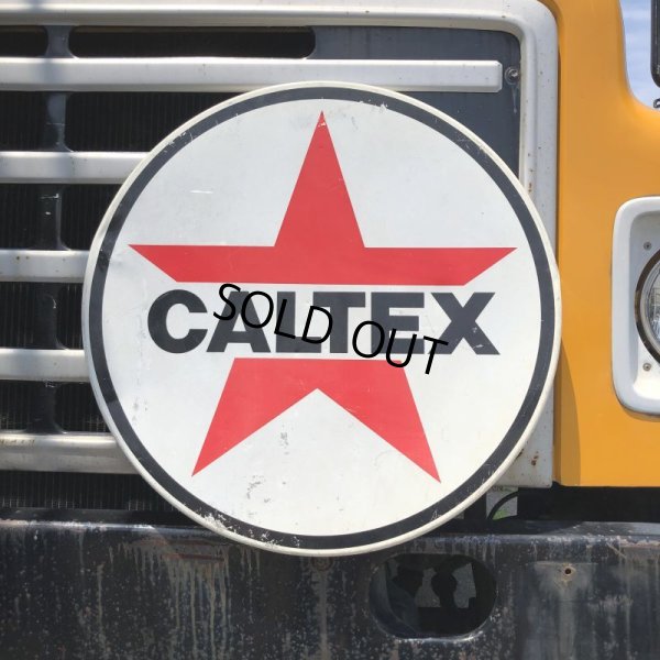 画像5: Vintage CALTEX Round Sign (M698)