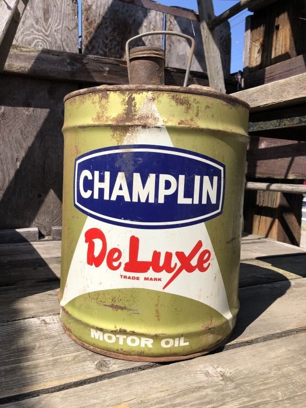 画像2: Vintage Motor Gas Oil 5 Gallon Can CHAMPLIN (M702) 