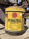 画像5: Vintage Motor Gas Oil 5 Gallon Can PENZOIL (M700) 