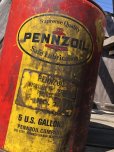 画像9: Vintage Motor Gas Oil 5 Gallon Can PENZOIL (M704) 