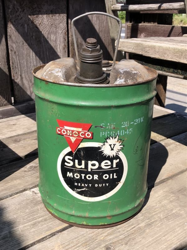 画像2: Vintage Motor Gas Oil 5 Gallon Can CONOCO (M701) 