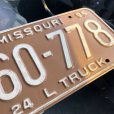 画像2: 90s Vintage American License Number Plate / MISSOURI 778 (M712) (2)