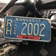 画像1: 60s Vintage American License Number Plate / KANSAS 2002 (M733) (1)