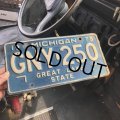 70s Vintage American License Number Plate / MICHIGAN 250 (M716)