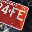 画像2: 70s Vintage American License Number Plate / MICHIGAN 7694 (M715) (2)