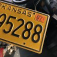 画像2: 00s Vintage American License Number Plate / ARKANSAS 295288 (M709) (2)