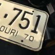 画像2: 70s Vintage American License Number Plate / MISSOURI 751 (M710) (2)