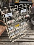 画像3: 【店舗引き取り限定】 Vintage Advertising Metal Wire Store Display Magazine Rack (M846)