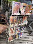 画像18: 【店舗引き取り限定】 Vintage Advertising Metal Wire Store Display Magazine Rack (M846)