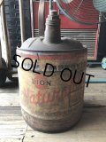 Vintage Motor Gas Oil 5 Gallon Can LION (M851) 