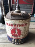 画像4: Vintage Motor Gas Oil 5 Gallon Can MARATHON (M849) 