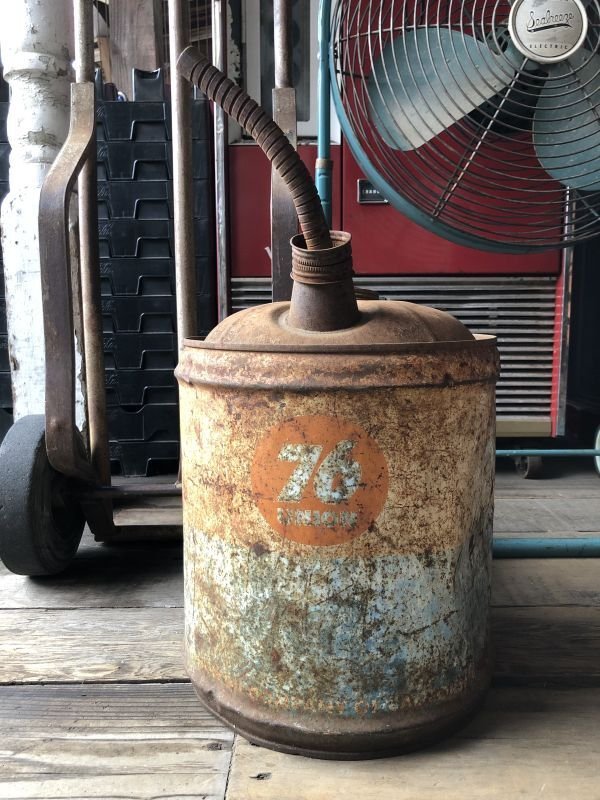 画像1: Vintage Motor Gas Oil 5 Gallon Can 76 (M853) 