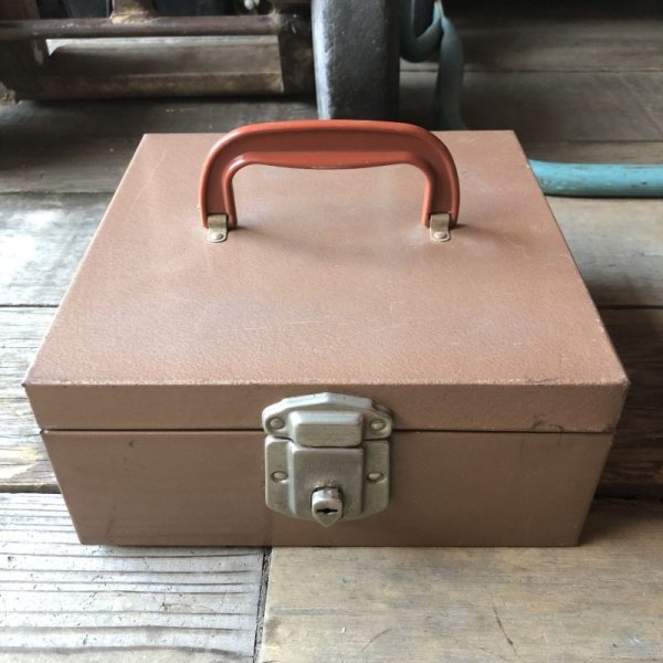 画像1: Vintage Metal File Box (M860)